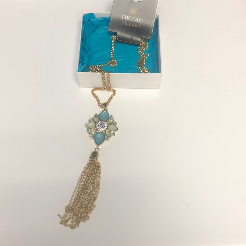 Glacial Waters long necklace by JCP 20”